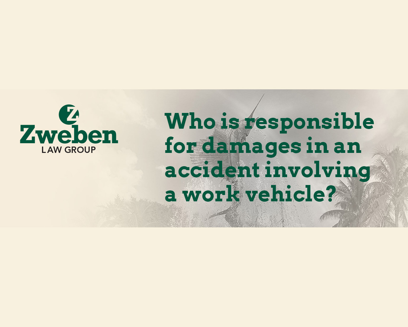 who is responsible for damages in an accident involving a work vehicle