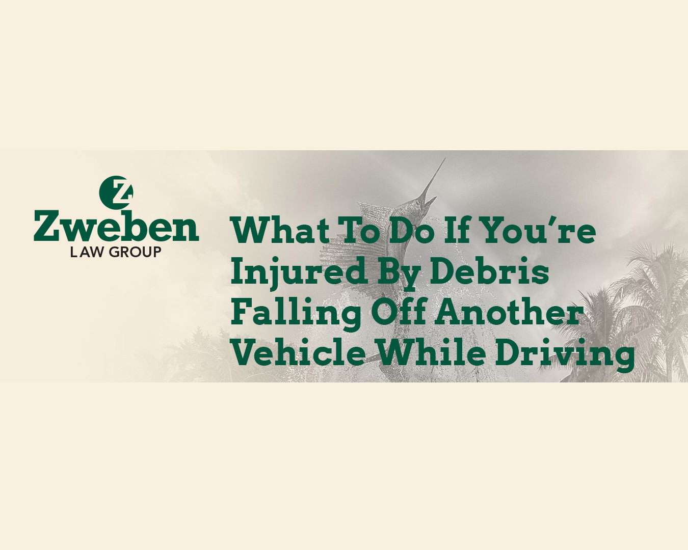 What To If Do Your Injured By Debris Falling Off Another Vehicle While Driving